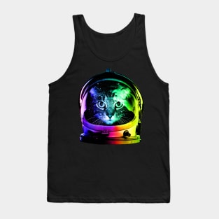 Astronaut cat Tank Top